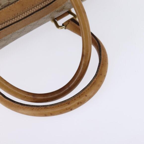 CELINE Macadam Canvas Boston Bag Pvc Beige Gold - Picture 7 of 12